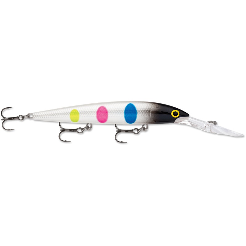 Rapala Deep Husky Jerk 14, Suspending, Deep-Diving, 5-1/2″ Suspending Black Wonderbread 5 1/2″