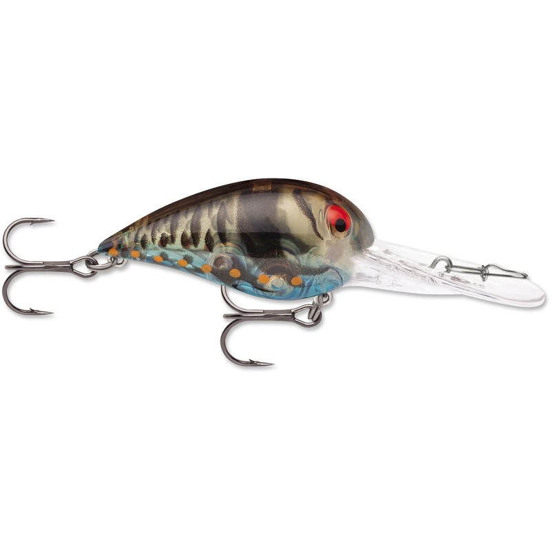 Storm Original Deep Wiggle Wart 05, Floating-Diving Phantom Green Blue Craw 2″