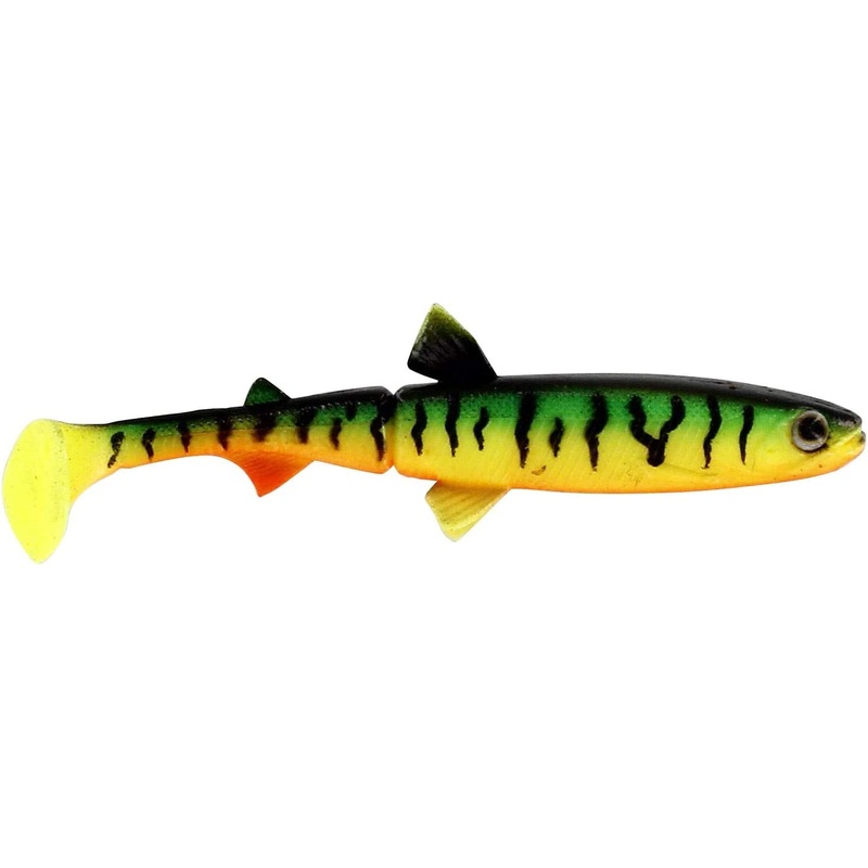 Westin HypoTeez Soft Jointed Paddle Tail Swimbait Crazy Firetiger – 3.5″
