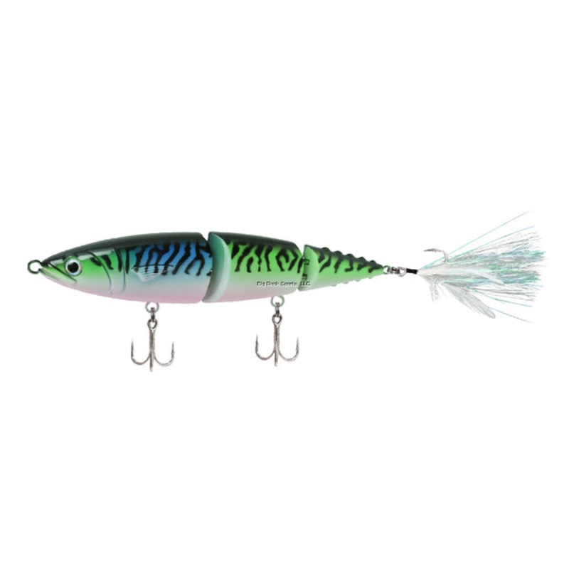 FishLab Hard Mack Attack 3 pc. 9″ swimbait, 2 treble Whacky Mackerel