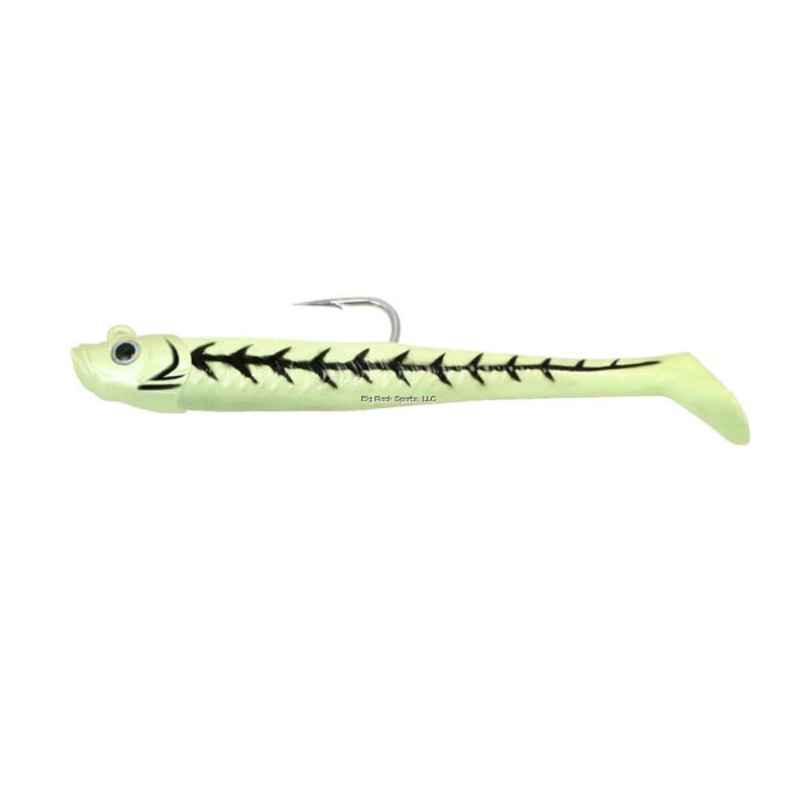 FishLab Mad Sandeel 8″ 5 1/4 oz Green Glow