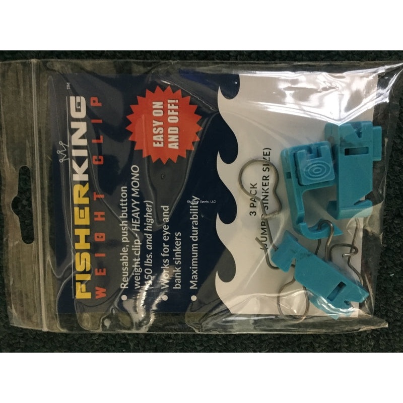 Balloon Fisher King 418 Weight Clip / Heavy Mono – 3 Pack (Large Weight)