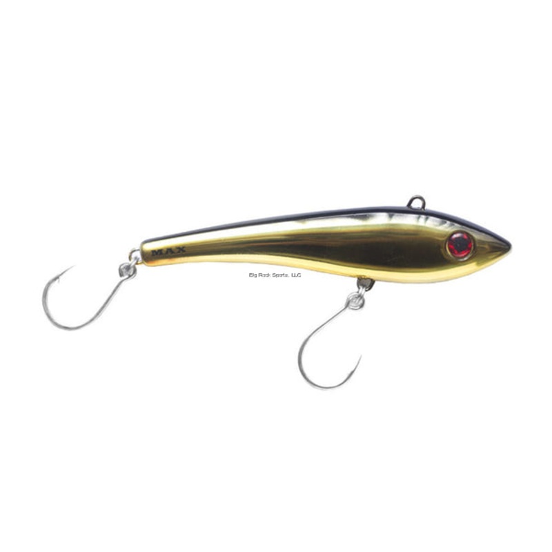Halco Max 220 #H51 Fishing Lure, 8 2/3″, 6 1/3oz, Chrome Gold Black Back
