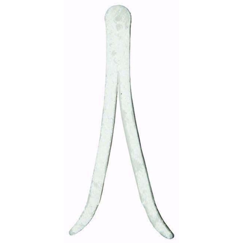 Otter Lure & Tackle ST – Straight Split Tail 5in x 1/2in 10 Pack White