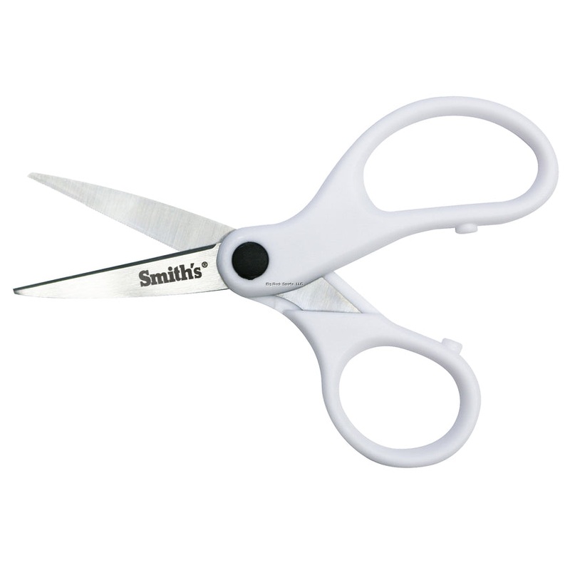 Smith’s Stainless Scissors, White, 3″