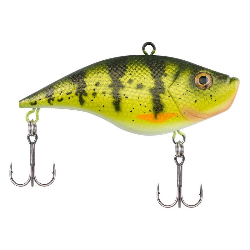 Berkley Warpig Lipless Crankbait, 3″, Yellow Perch
