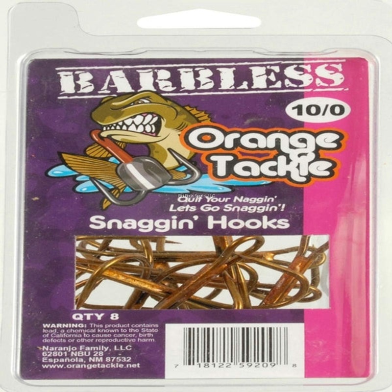 Orange Tackle 10/0 BBLS8CT Snag Hook Bbls 10/0 – 8 – Cnt