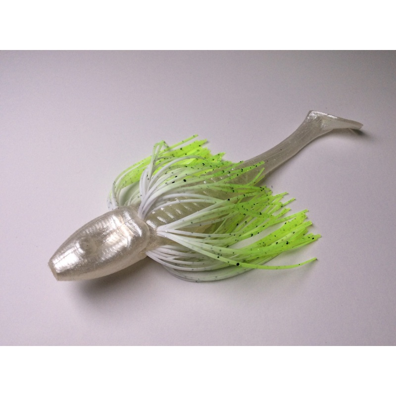 Tightlines UV Sow Belly Rattl’N Swimmer 5″ Pearl