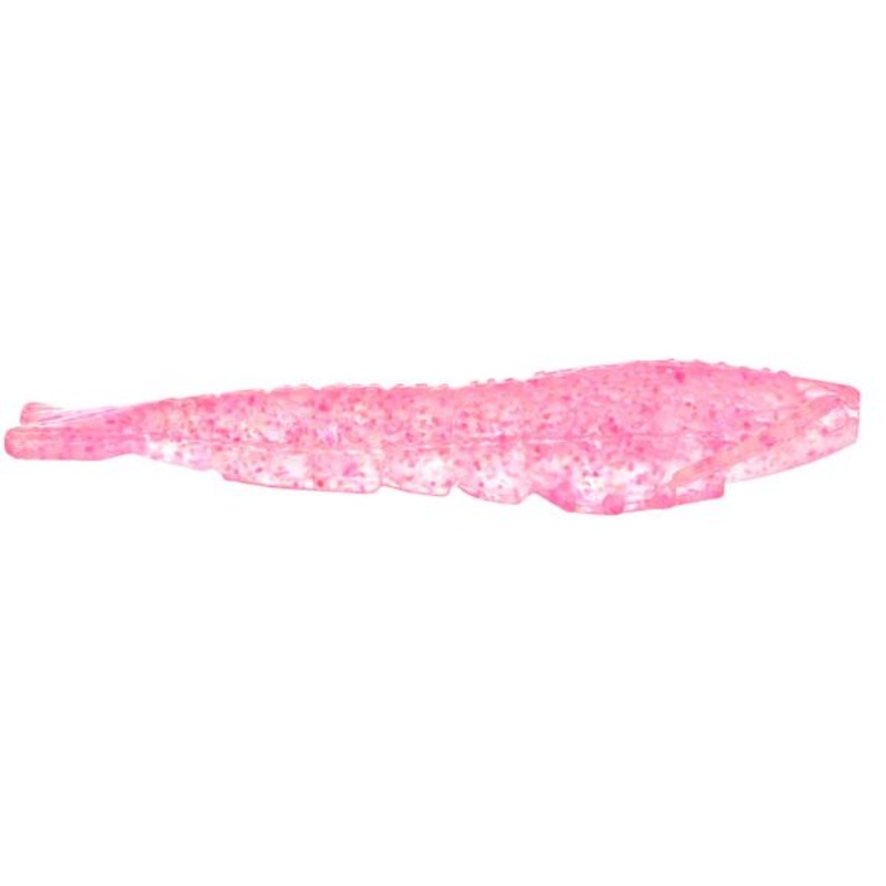 Berkley Gulp Translucent Shrimp Flamingo Flash 3″