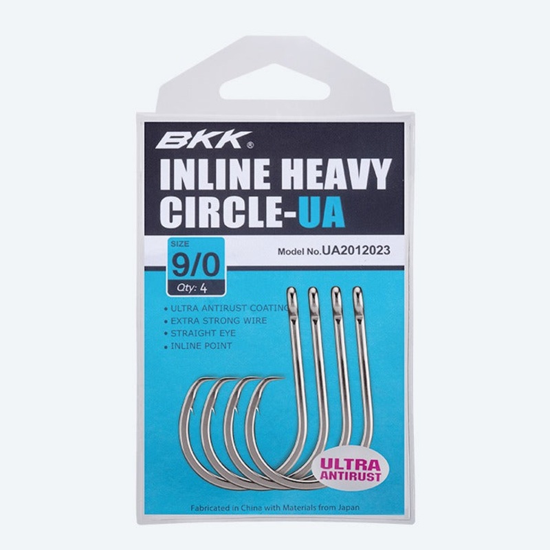 BKK Hooks Inline Heavy Circle-UA 3/0- 7pk
