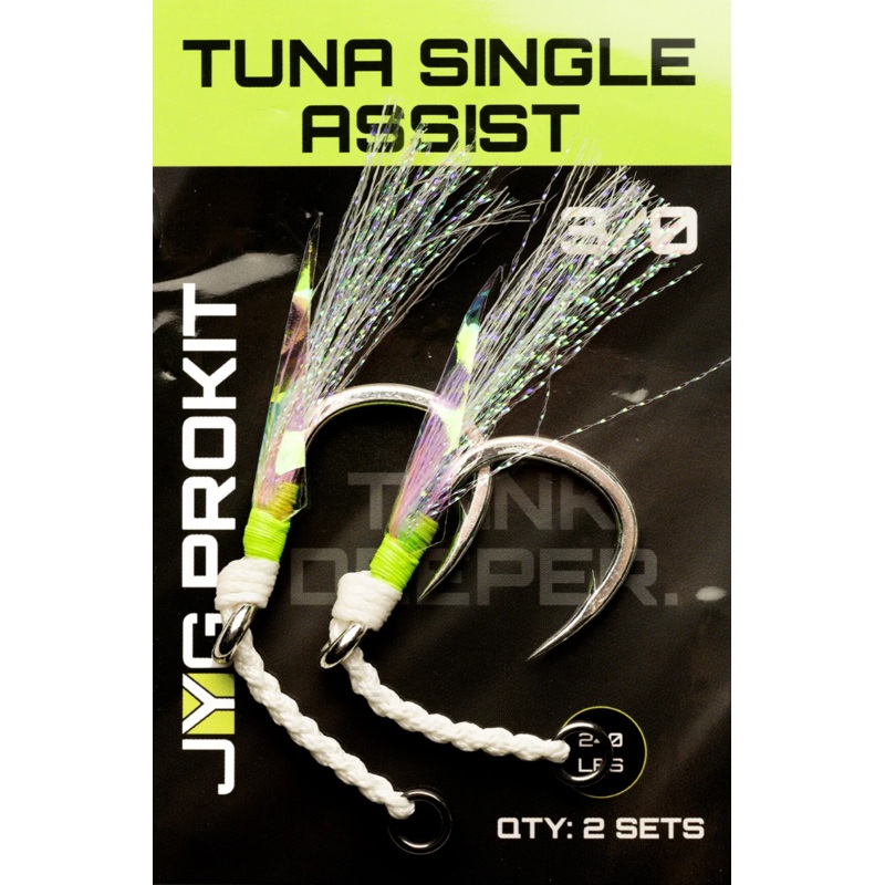 JYG Pro Fishing Prokit Tuna Single Assist Hook 5/0