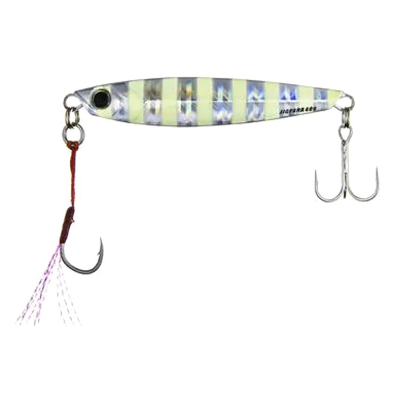 Major Craft Jigpara Standard Lures Zebra Glow 3.52oz (100g)