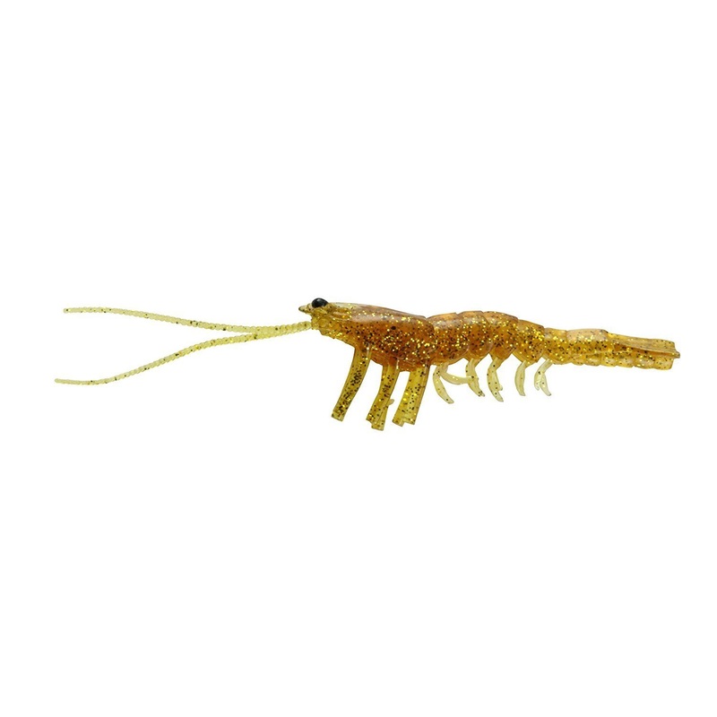Savage Gear PVC 3d Manic Shrimp GD – Golden 4″