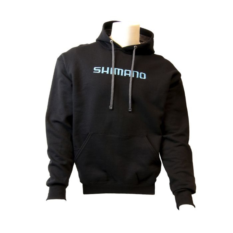Shimano Lifestyle Hoodie, Cotton and Polyester blend Black Medium