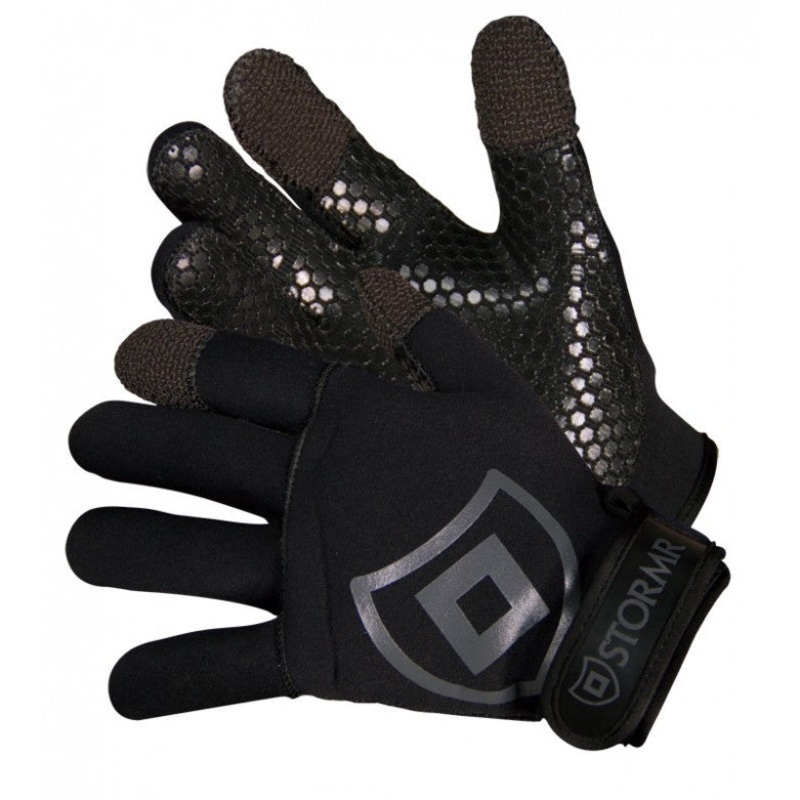 Stormr Torque Kevlar Neoprene Gloves, Black Medium