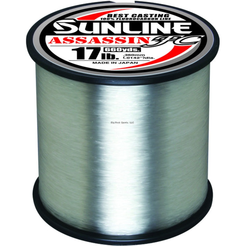 Sunline Assassin FC 100% Fluorocarbon Line 660yd 10lb