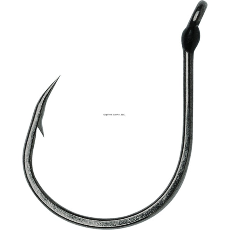 VMC Wacky Hook, Extra Wide Gap, Down Eye, Black 1/0