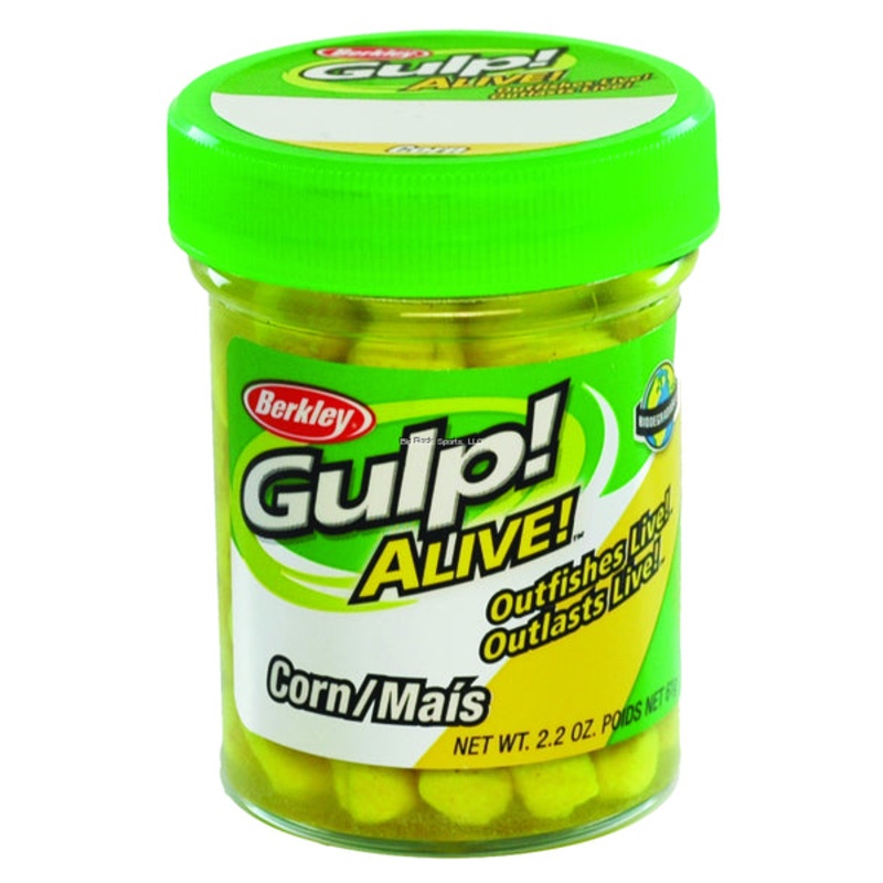 Berkley Gulp Alive Corn Yellow 2.2oz, 1/4″