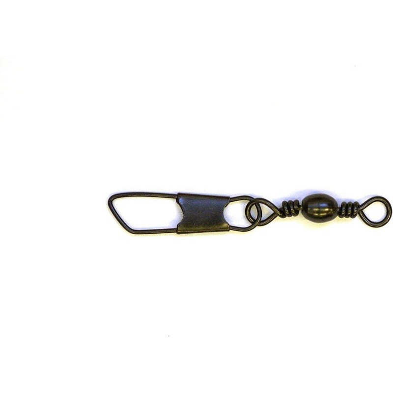Eagle Claw Barrel Swivel with Safety Snap 7 – 6pk