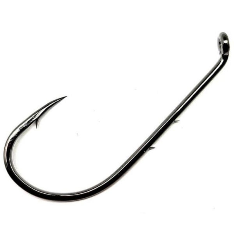 Gamakatsu Baitholder Hook, Needle Point, Offset, NS Black 1/0 (7pk)
