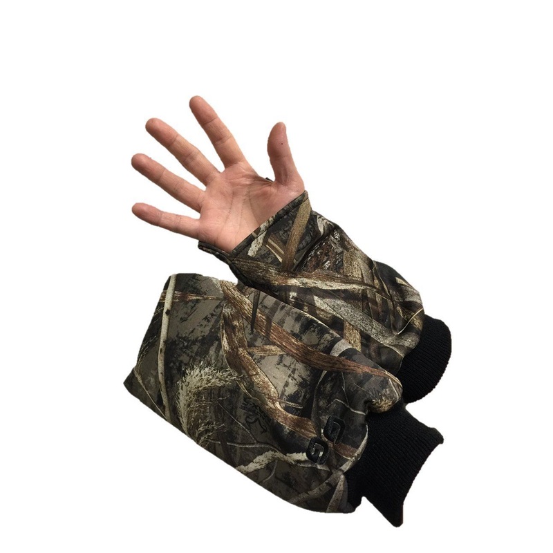 Glacier Gloves Katmai Fleece Overmitt Ice Fishing 749 Black S/M