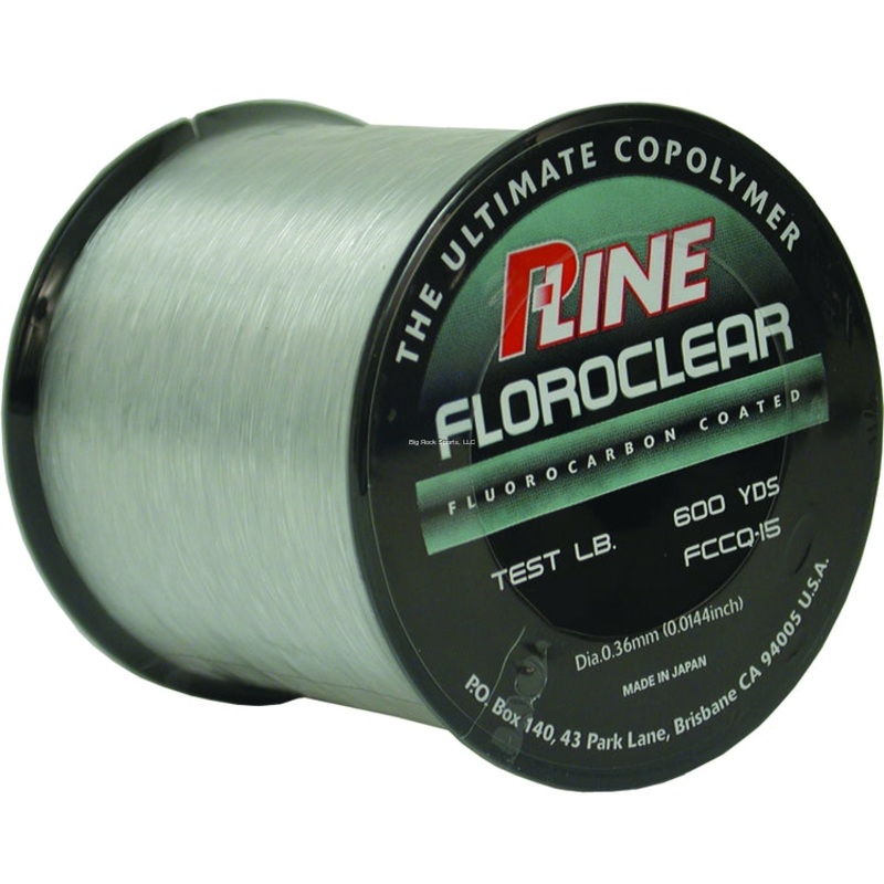 P-Line Floroclear Fluorocarbon Coated Mono Clear 300yd 3lb