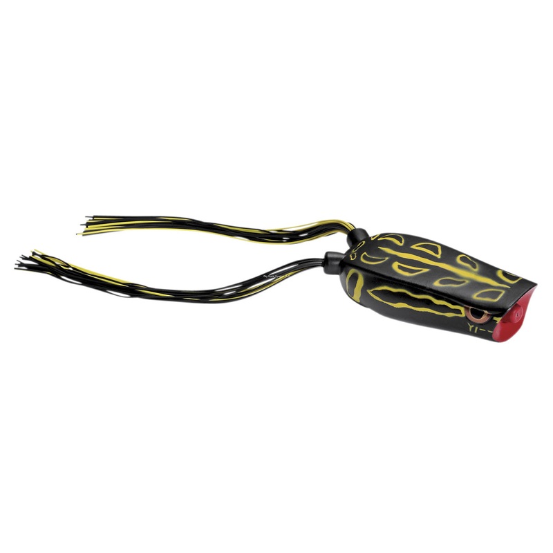 Spro Bronzeye Pop Popper Frog (70mm, 2-3/4″, 3/4oz, Assorted Colors) Rainforest Black