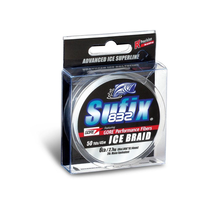 Sufix Braid Ice Fishing Line Ghost 4lb