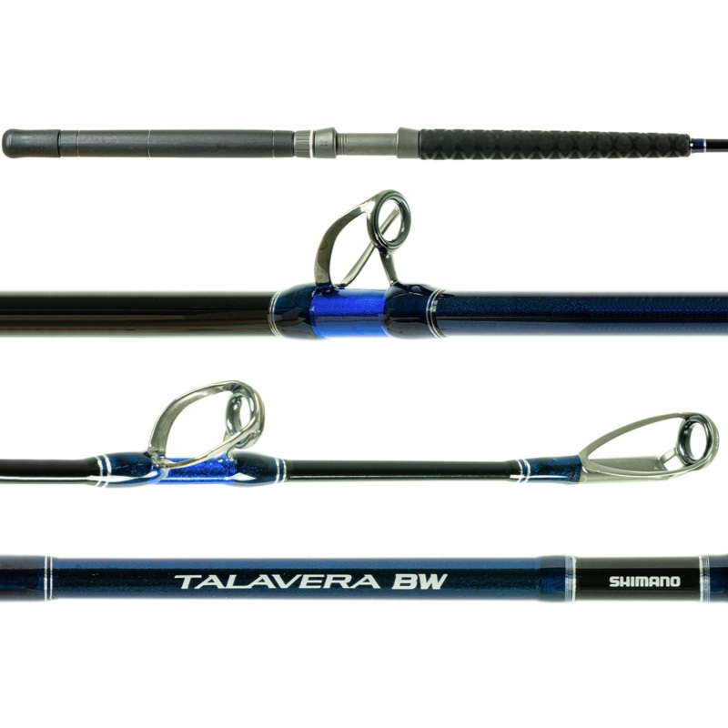 Shimano TEBC60HSBA Talavera Bluewater Ring Guide Slick Butt Rod – 6′ – 20-40lb