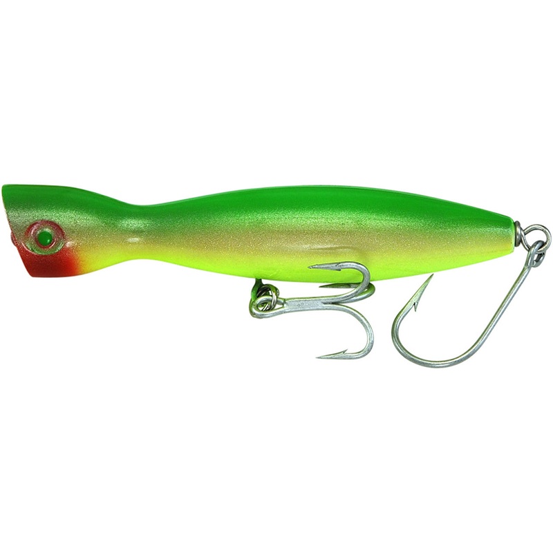 Super Strike Little Neck Popper, “Floating”, 2-1/4oz Parrot