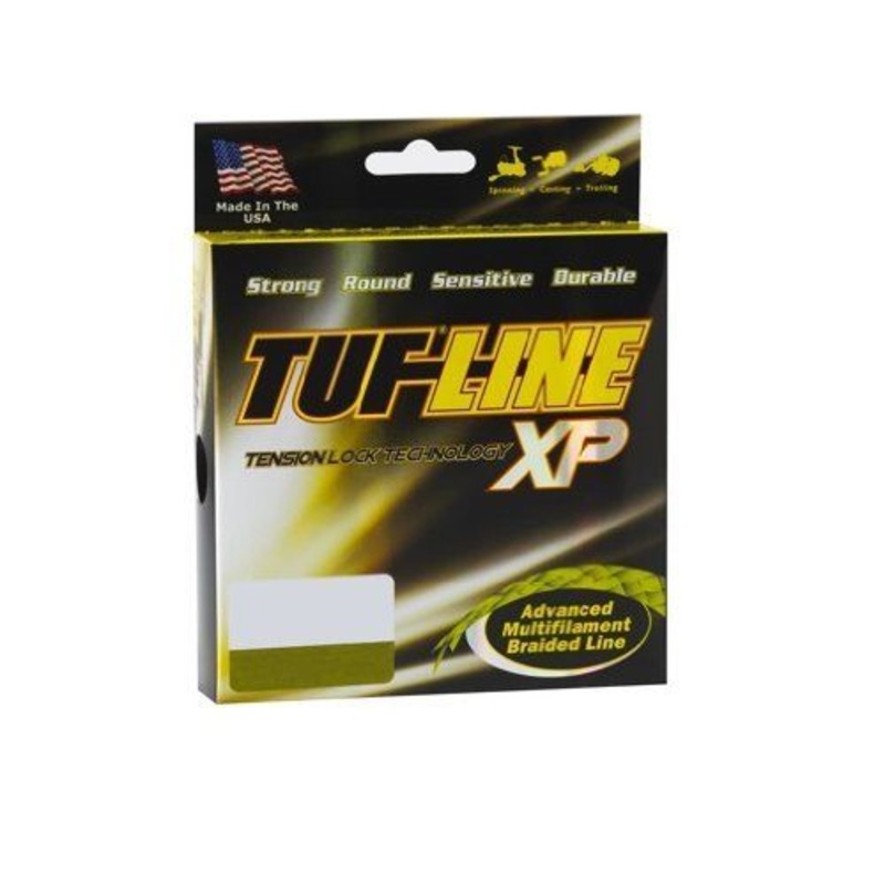 Tuf-Line XP Braided Fishing Line for Downriggers Yellow 300yd 50lb