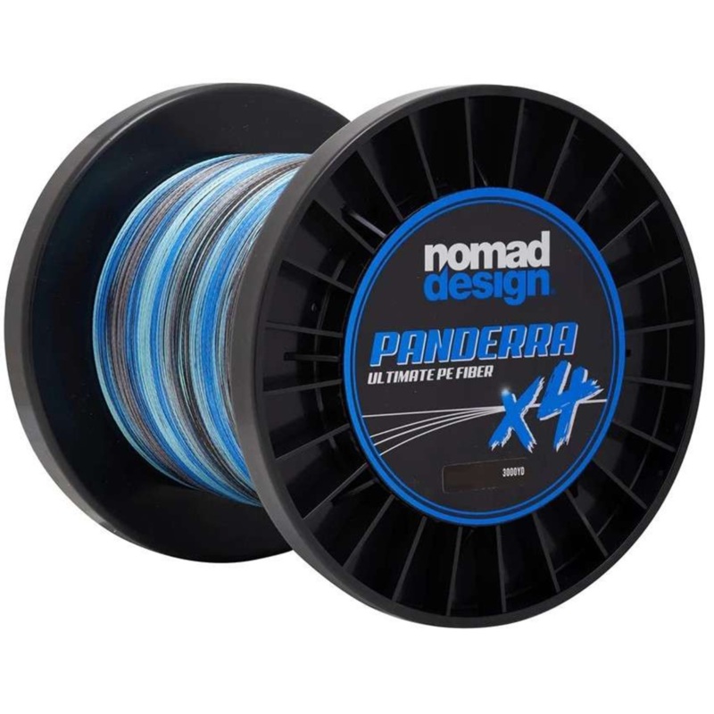 Nomad Design Panderra X4 Braided Line (Assorted Sizes, 3000yd, Multicolor) 20lb – 3000yd
