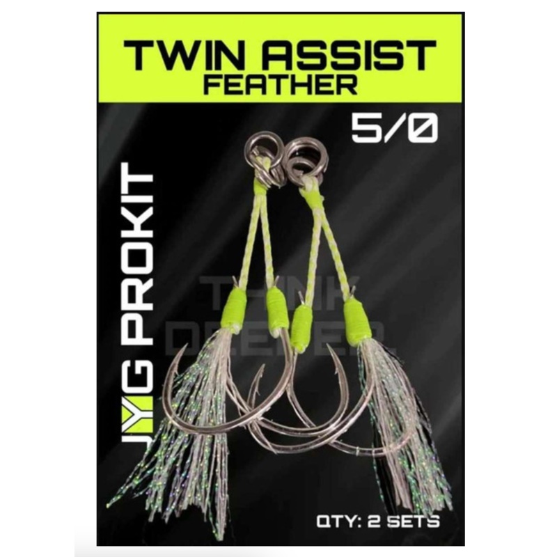 Jyg Pro Twin Assist Feather 4/0