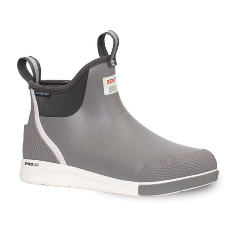 Xtratuf Mens Sport 6 Deck Boots Gray #7-Pr