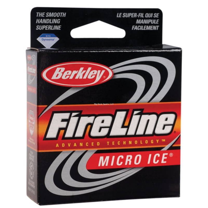 Berkley FireLine Fused Micro Ice Braided Fishing Line [2-Colors] [50yd] Crystal 10lb