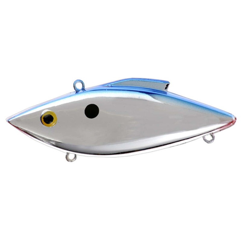 Bill Lewis Magnum Force Lures Chrome Blue Back