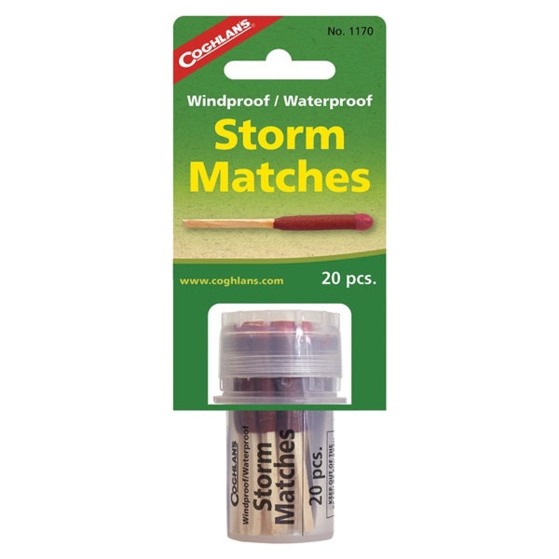Coghlan’s Wind And Waterproof Storm Matches, 25 Pack