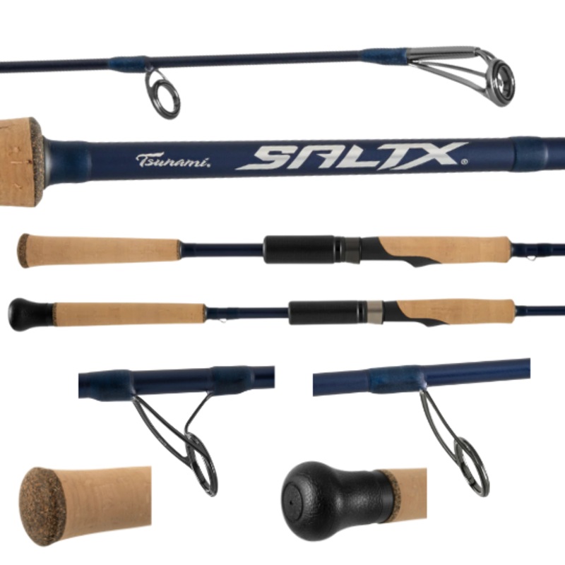 Tsunami Salt X II Inshore Spinning Rods TSSTXIS701H