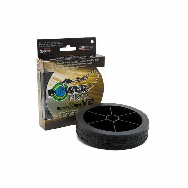 Power Pro Super Slick V2 8-Strand Braided Line 150-300yd Moonshine 8lb – 150yd