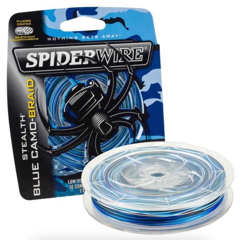 Berkley Spiderwire Stealth Blue Camo Braided Line 10lb – 200yd