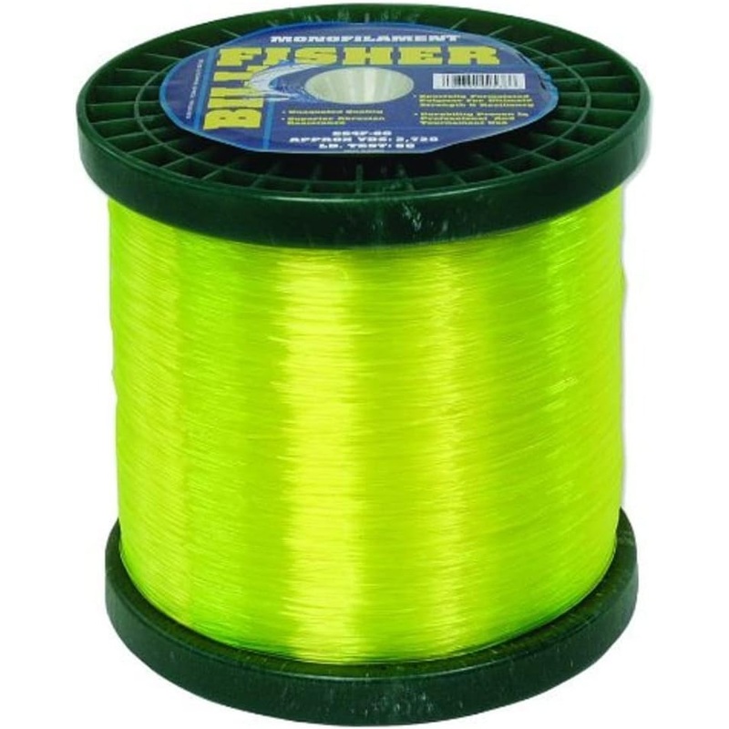 Billfisher Bulk Mono Spools Fluorescent Yellow 25lb – 2700yd