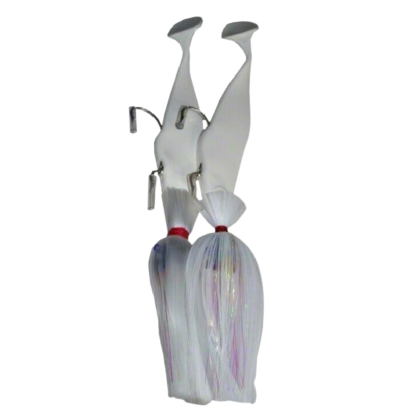 Blue Water Candy 9″ Tandem Rigs White Shad 5 oz/3 oz