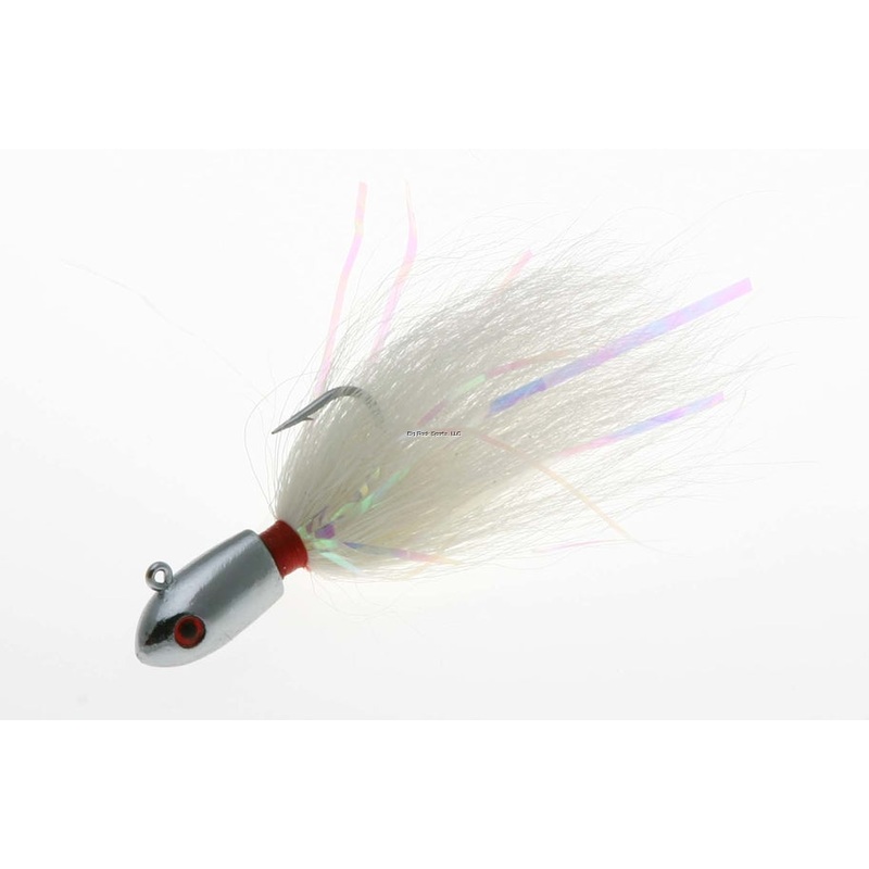 High Tide Tackle B52 Bucktail Chrome/White 1oz