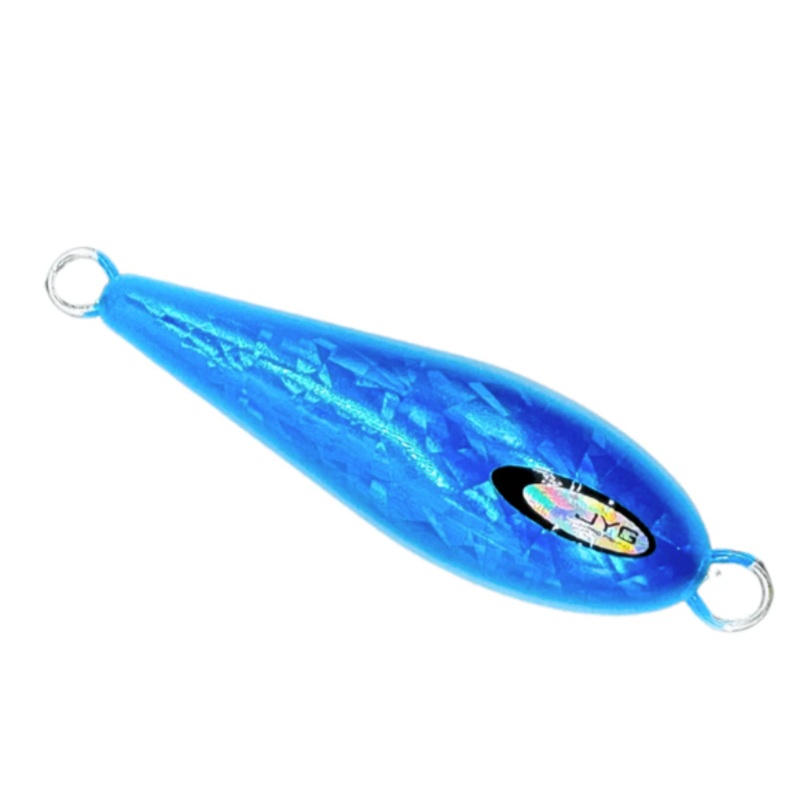 JYG Pro Fishing Tuna Bomb Jigs Blue Glow 350G