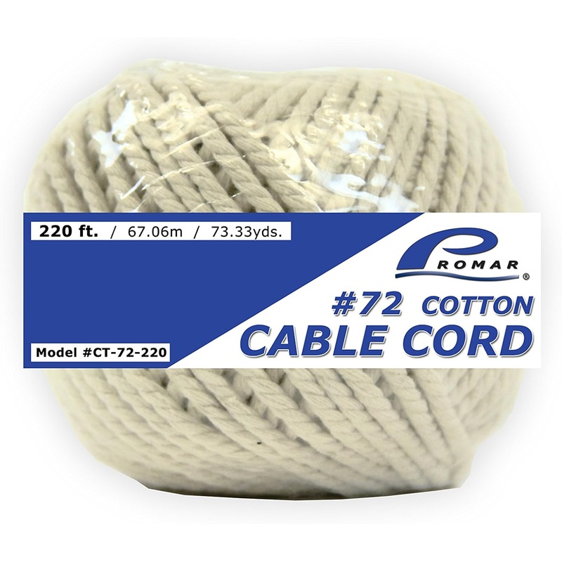 Promar Cotton Cable Cord Staging Twine #18 – 150ft – 2oz