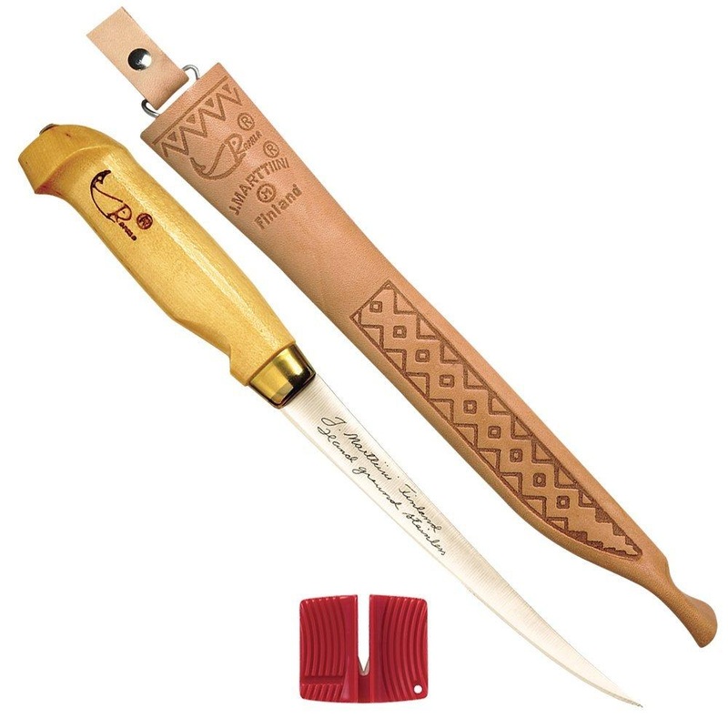 Rapala Fish’n Fillet Knife Wood Handle Single Stage Sharpener 4″