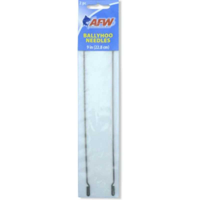 American Fishing Wire Stainless Steel Ballyhoo Rigging Needles, 2 Pieces 6″