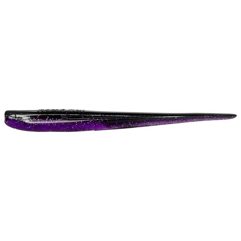 Game On! DuraTech Jerk Bait Black/Purple 7″ – 5 Pack