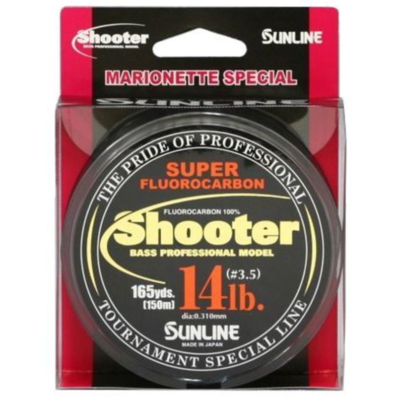 Sunline Shooter Marionette Special 100% Fluorocarbon Line, 165yd 10lb