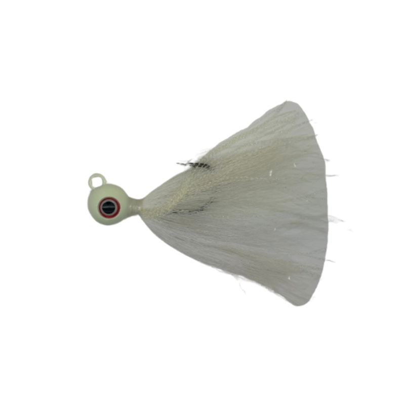 S&S Jigs Big Eye Ball Jigs White Pearl 1/2 oz